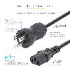StarTech.com PXTMG10110 power cable Black 118.1" (3 m) NEMA 5-15P C13 coupler 6
