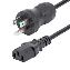 StarTech.com PXTMG1016 power cable Black 70.9" (1.8 m) NEMA 5-15P C13 coupler 1