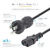 StarTech.com PXTMG1016 power cable Black 70.9" (1.8 m) NEMA 5-15P C13 coupler 6