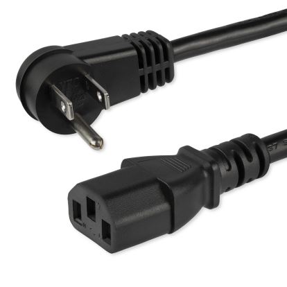 StarTech.com PXTR10110 power cable Black 118.1" (3 m) NEMA 5-15P C13 coupler 1