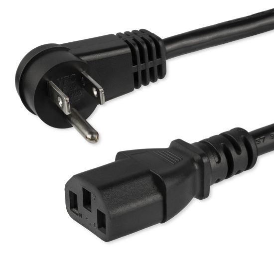 StarTech.com PXTR10110 power cable Black 118.1" (3 m) NEMA 5-15P C13 coupler 1