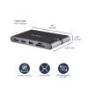 StarTech.com DKT30CHVSCPD laptop dock/port replicator Wired USB 3.2 Gen 1 (3.1 Gen 1) Type-C Black 12