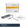 StarTech.com DKT30CSDHPD3 laptop dock/port replicator Wired USB 3.2 Gen 1 (3.1 Gen 1) Type-C Black, Gray 10