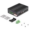 StarTech.com IES1G52UP12V network switch Unmanaged Gigabit Ethernet (10/100/1000) Power over Ethernet (PoE) Black 5