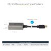 StarTech.com MDP2HDEC video cable adapter 13" (0.331 m) Mini DisplayPort HDMI Type A (Standard) 4