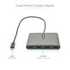 StarTech.com USBC2HD4 USB graphics adapter 1920 x 1080 pixels Gray 4