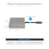 StarTech.com USBC2HD4 USB graphics adapter 1920 x 1080 pixels Gray 5