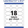 Avery® Oval Dissolvable Labels 9