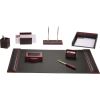 Dacasso Rosewood & Leather Desk Set 1