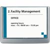 DURABLE® Wall-Mounted CLICK SIGN 4