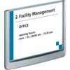 DURABLE® Wall-Mounted CLICK SIGN 10