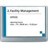 DURABLE® Wall-Mounted CLICK SIGN 11