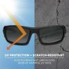 Skullerz Odin AF Smoke Safety Glasses 3