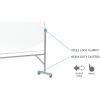Ghent Reversible Cork Bulletin Board/Non-Magnetic Whiteboard with Aluminum Frame 2