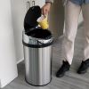 HLS Commercial 8-Gallon Sensor Trash Can 12