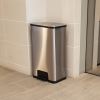 HLS Commercial AirStep Stainless Steel Step Trash Can 12