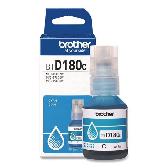 BTD180 INKvestment, High-Yield Ink, 5,000 Page-Yield, Cyan 1