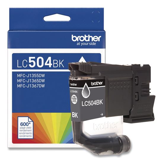 LC504 INKvestment Ink, 600 Page-Yield, Black1