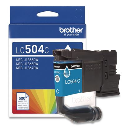 LC504 INKvestment Ink, 500 Page-Yield, Cyan1
