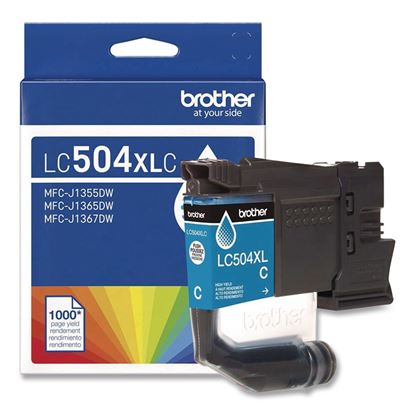 LC504 INKvestment, High-Yield Ink, 1,000 Page-Yield, Cyan1