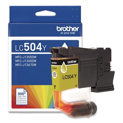LC504 INKvestment Ink, 500 Page-Yield, Yellow1
