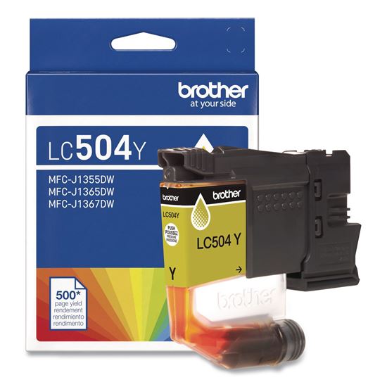 LC504 INKvestment Ink, 500 Page-Yield, Yellow1