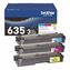 TN635 Toner, 1,800 Page-Yield, Cyan/Magenta/Yellow, 3/Pack1