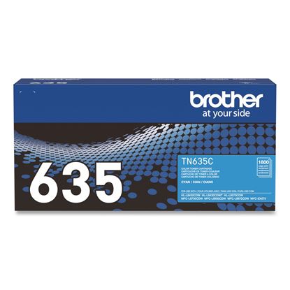 TN635 Toner, 1,800 Page-Yield, Cyan1