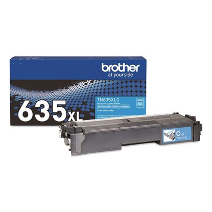 TN635XL High-Yield Toner, 4,500 Page-Yield, Cyan1