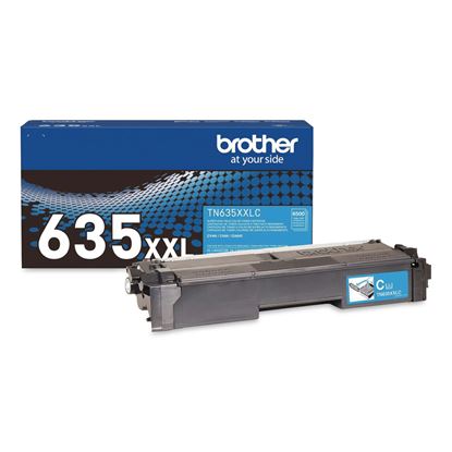 TN635XXL Super High-Yield Toner, 6,500 Page-Yield, Cyan1