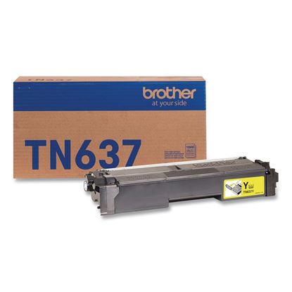 TN637 Ultra High-Yield Toner, 10,000 Page-Yield, Yellow1