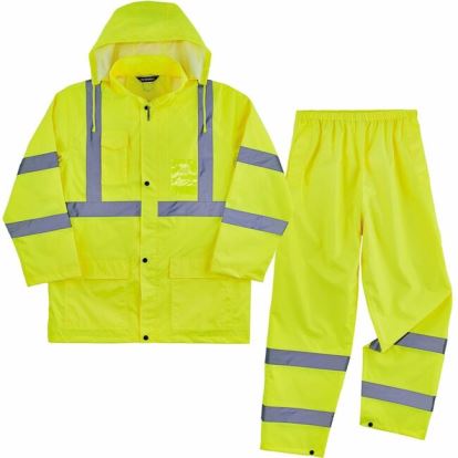 Ergodyne GloWear 8376K Hi-Vis Rain Suit Kits 1