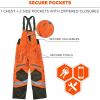 Ergodyne 8928 Hi-Vis Insulated Rain Bibs 7