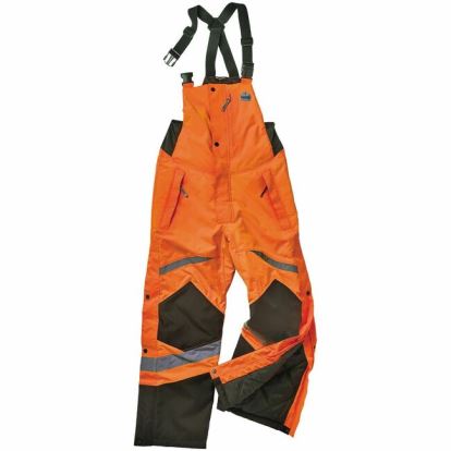 Ergodyne 8928 Hi-Vis Insulated Rain Bibs 1