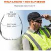 Ergodyne Skullerz SAGA Anti-Scratch & Enhanced Anti-Fog Safety Glasses, Sunglasses 6