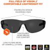 Ergodyne Skullerz SAGA Anti-Scratch & Enhanced Anti-Fog Safety Glasses, Sunglasses 4