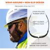 Ergodyne Skullerz VALI Anti-Scratch & Enhanced Anti-Fog Safety Glasses, Sunglasses 6