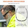 Ergodyne Skullerz VALI Anti-Scratch & Enhanced Anti-Fog Safety Glasses, Sunglasses 6