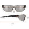 Ergodyne Skullerz VALI Anti-Scratch & Enhanced Anti-Fog Safety Glasses, Sunglasses 8
