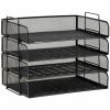 Mind Reader Tiered Stackable Paper Trays 1
