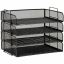 Mind Reader Tiered Stackable Paper Trays 1