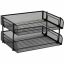 Mind Reader Tiered Stackable Paper Trays 1