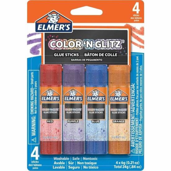 Elmer's Color 'N Glitz Glue Sticks 1