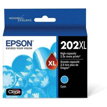 Epson Claria 202XL Original High Yield Inkjet Ink Cartridge - Cyan Pack 1