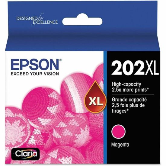 Epson Claria 202XL Original High Yield Inkjet Ink Cartridge - Magenta Pack 1