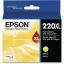 Epson DURABrite Ultra 220XL Original High Yield Inkjet Ink Cartridge - Yellow - 1 Pack 1