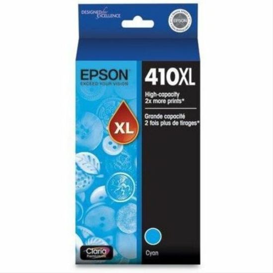 Epson Claria Premium 410XL Original High Yield Inkjet Ink Cartridge - Cyan - 1 Pack 1