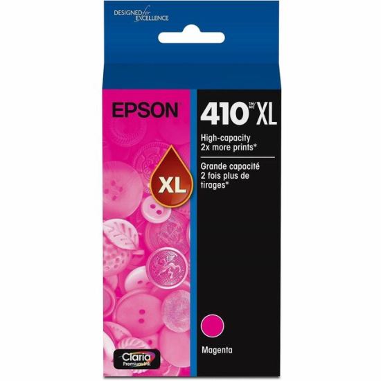 Epson Claria Premium 410XL Original High Yield Inkjet Ink Cartridge - Magenta - 1 Pack 1
