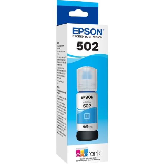 Epson T502, Cyan Ink Bottle 1