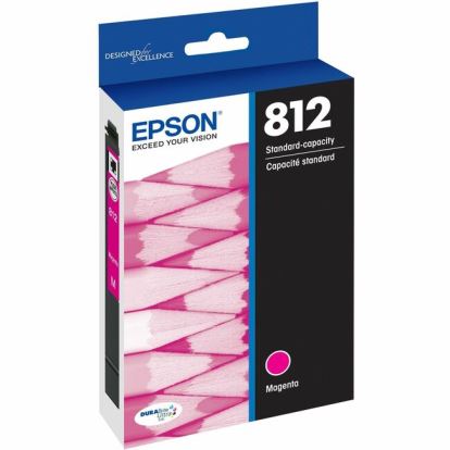 Epson DURABrite Ultra T812 Original Standard Yield Inkjet Ink Cartridge - Magenta - 1 Each 1